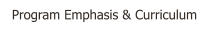 Program Emphasis & Curriculum